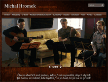 Tablet Screenshot of michal.hromek.net